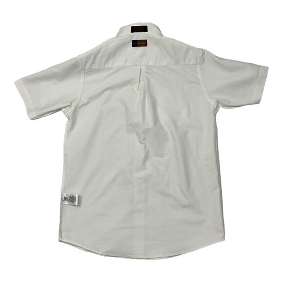 White button down by MetroConcepts MENS white long sleeve Sz M - Picture 8 of 10